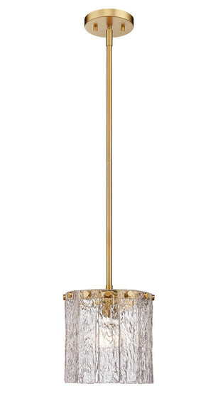 Z-Lite - 1943P8-MGLD - One Light Pendant - Glacier - Modern Gold