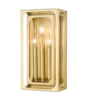 Z-Lite - 3038-3S-RB - Three Light Wall Sconce - Easton - Rubbed Brass