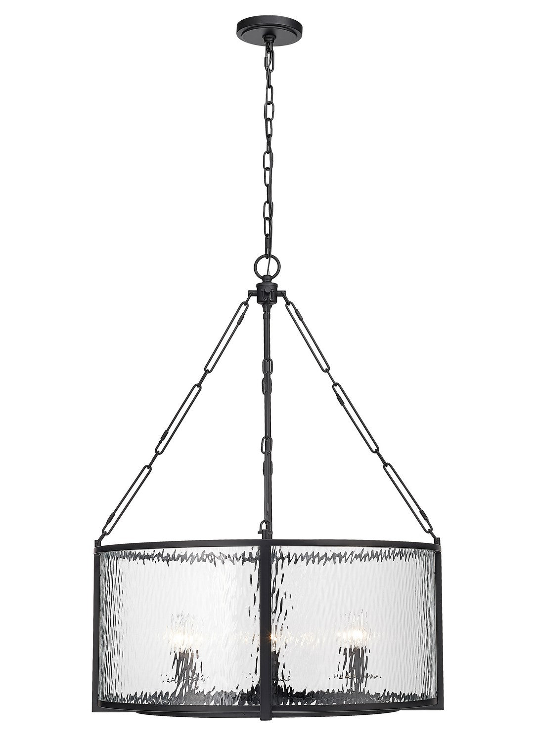 Z-Lite - 346P26-MB - Six Light Chandelier - Barrington - Matte Black