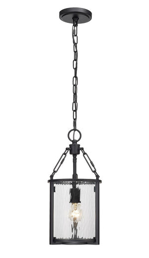 Z-Lite - 346P8-MB - One Light Pendant - Barrington - Matte Black