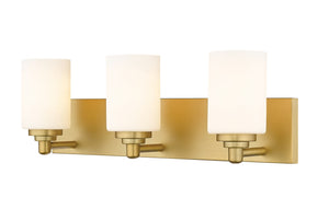 Z-Lite - 485-3V-BG - Three Light Vanity - Soledad - Brushed Gold