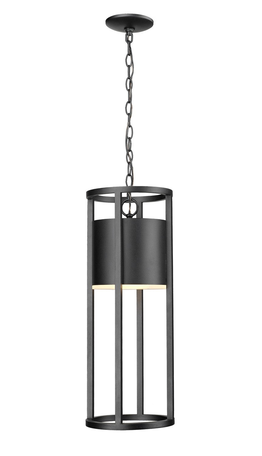 Z-Lite - 517CHB-BK-LED - LED Outdoor Chain Mount Ceiling Fixture - Luca - Black