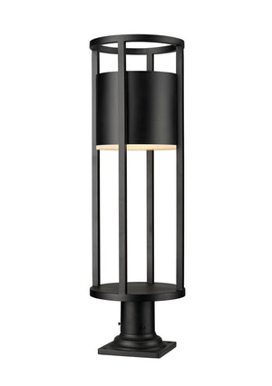 Z-Lite - 517PHB-533PM-BK-LED - LED Outdoor Pier Mounted Fixture - Luca - Black