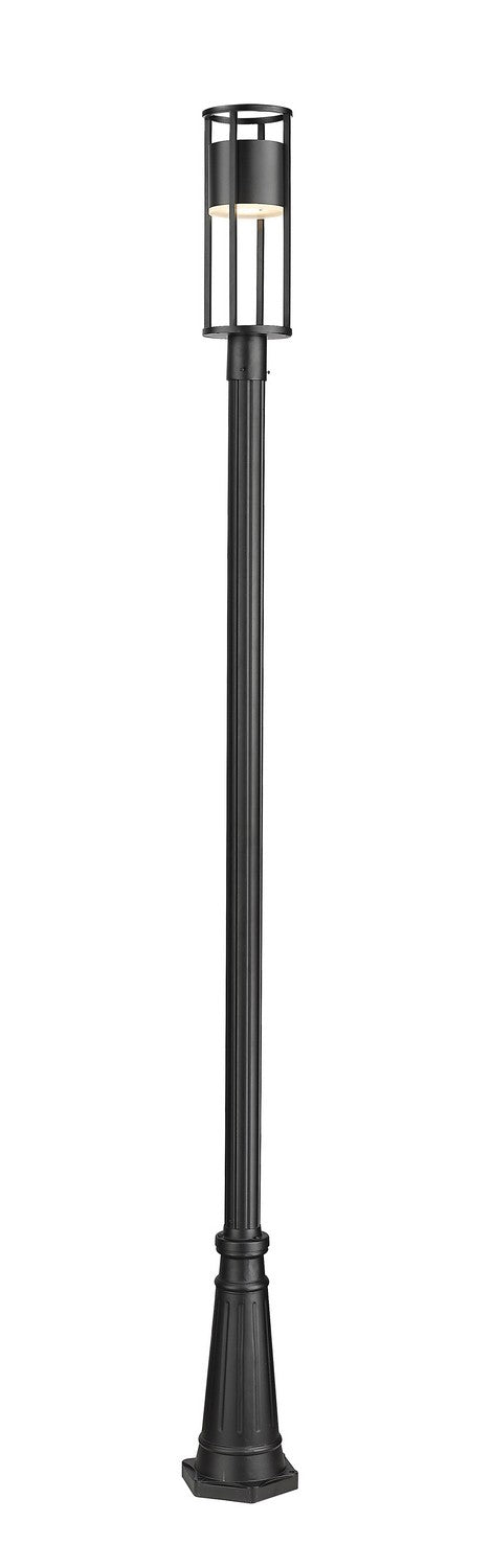 Z-Lite - 517PHM-519P-BK-LED - LED Outdoor Post Moun Fixture - Luca - Black