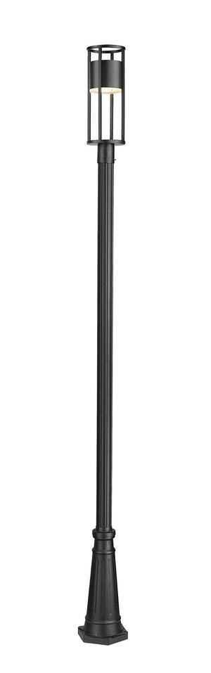 Z-Lite - 517PHM-519P-BK-LED - LED Outdoor Post Moun Fixture - Luca - Black