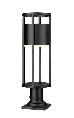 Z-Lite - 517PHM-533PM-BK-LED - LED Outdoor Pier Mounted Fixture - Luca - Black
