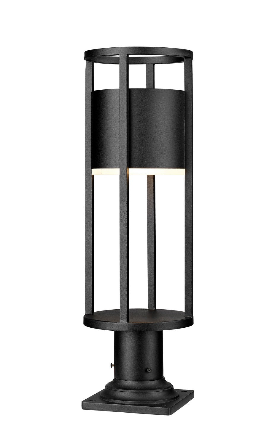 Z-Lite - 517PHM-533PM-BK-LED - LED Outdoor Pier Mounted Fixture - Luca - Black