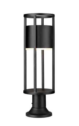 Z-Lite - 517PHM-553PM-BK-LED - LED Outdoor Pier Mounted Fixture - Luca - Black