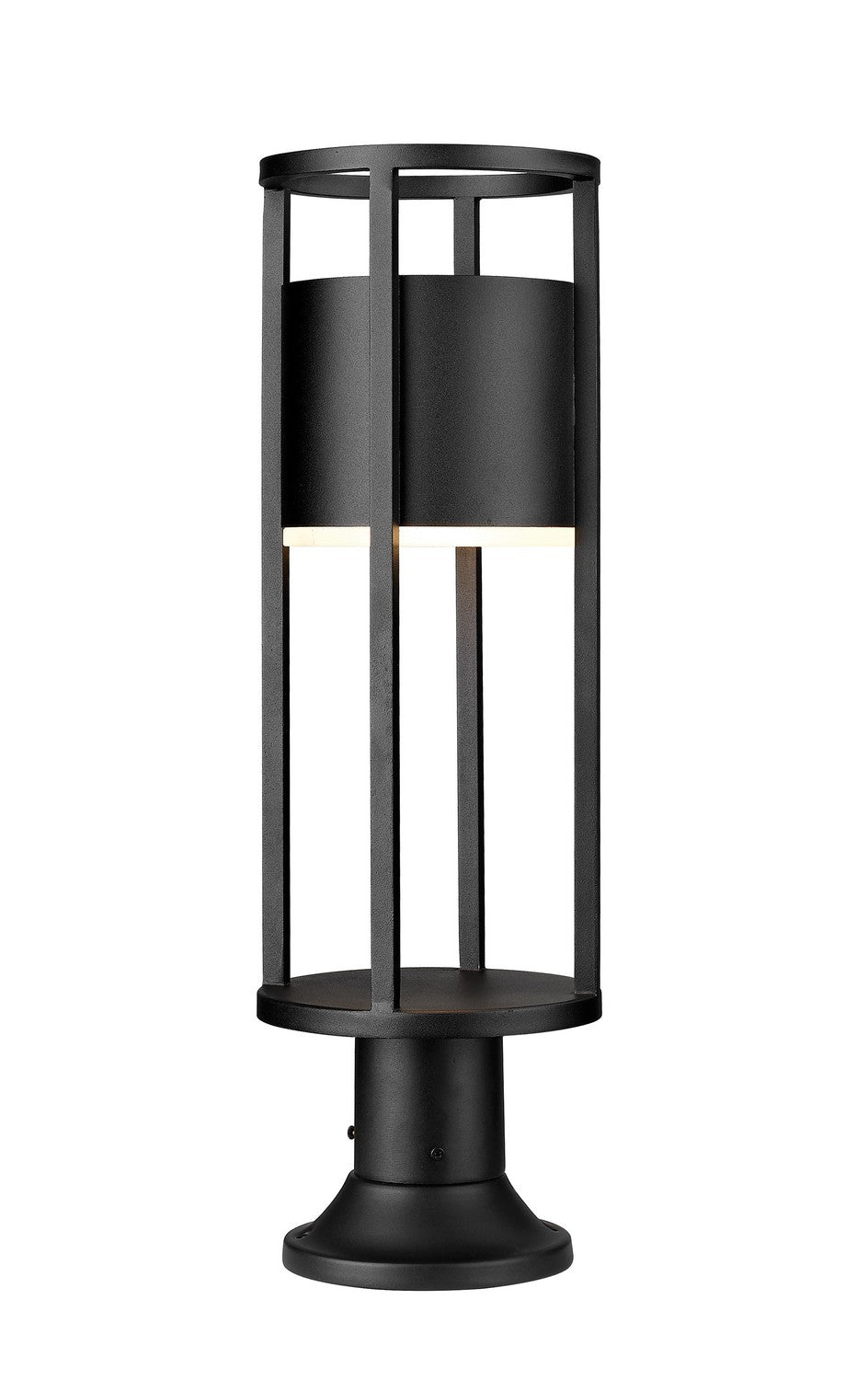 Z-Lite - 517PHM-553PM-BK-LED - LED Outdoor Pier Mounted Fixture - Luca - Black