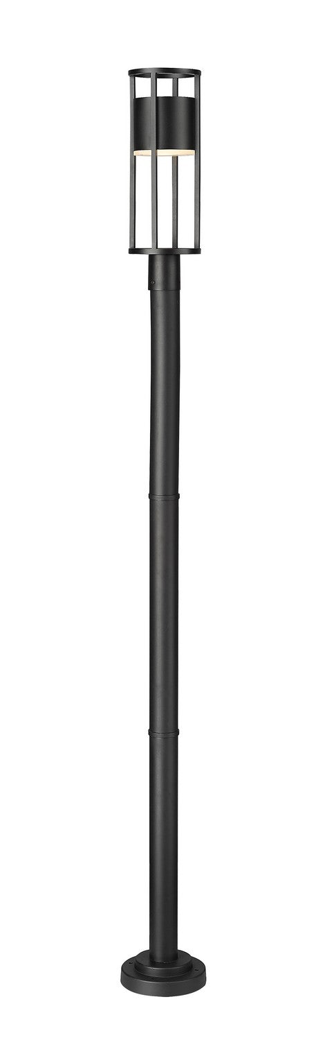 Z-Lite - 517PHM-567P-BK-LED - LED Outdoor Post Moun Fixture - Luca - Black