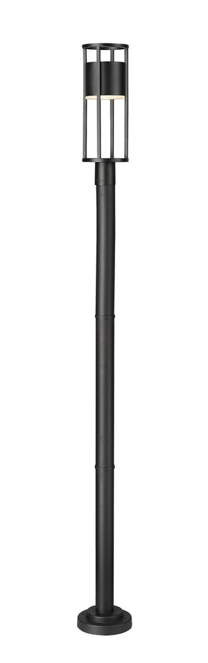 Z-Lite - 517PHM-567P-BK-LED - LED Outdoor Post Moun Fixture - Luca - Black