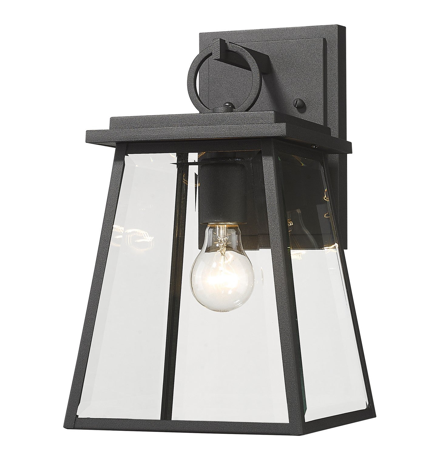 Z-Lite - 521S-BK - One Light Outdoor Wall Light - Broughton - Black