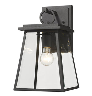 Z-Lite - 521S-BK - One Light Outdoor Wall Light - Broughton - Black