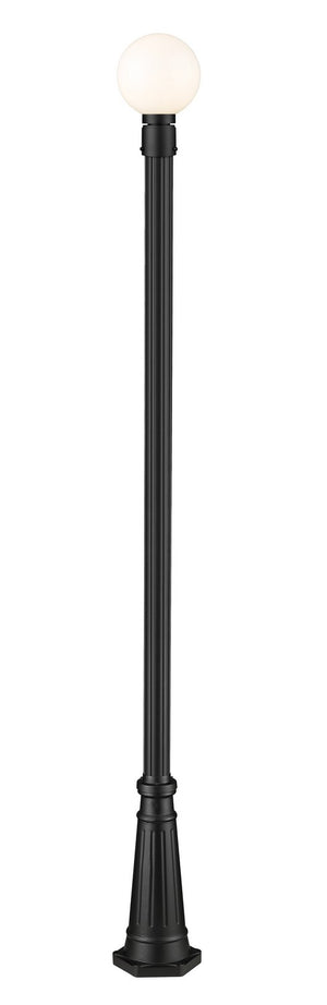 Z-Lite - 597PHM-519P-BK - One Light Outdoor Post Mounted Fixture - Laurent - Black
