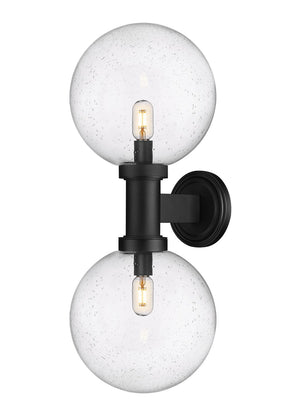 Z-Lite - 599B2-BK - Two Light Outdoor Wall Sconce - Laurent - Black