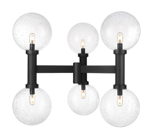 Z-Lite - 599BP6-BK - Six Light Outdoor Post Mount Fixture - Laurent - Black