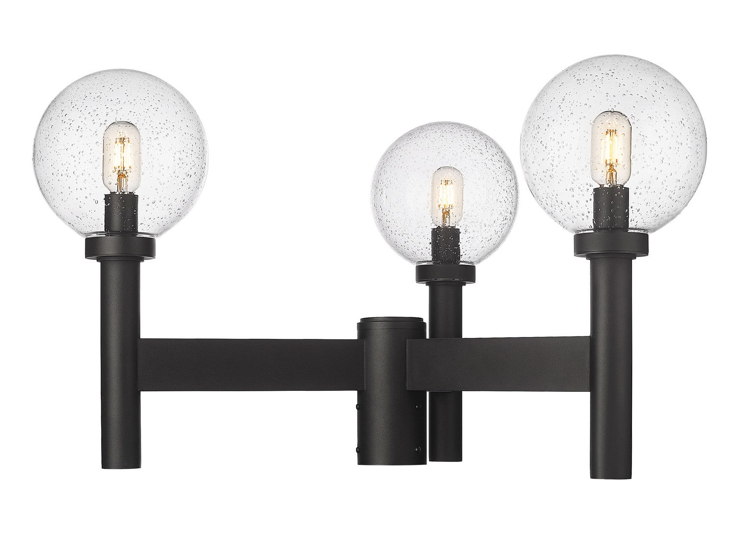 Z-Lite - 599MP3-BK - Three Light Outdoor Post Mount Fixture - Laurent - Black