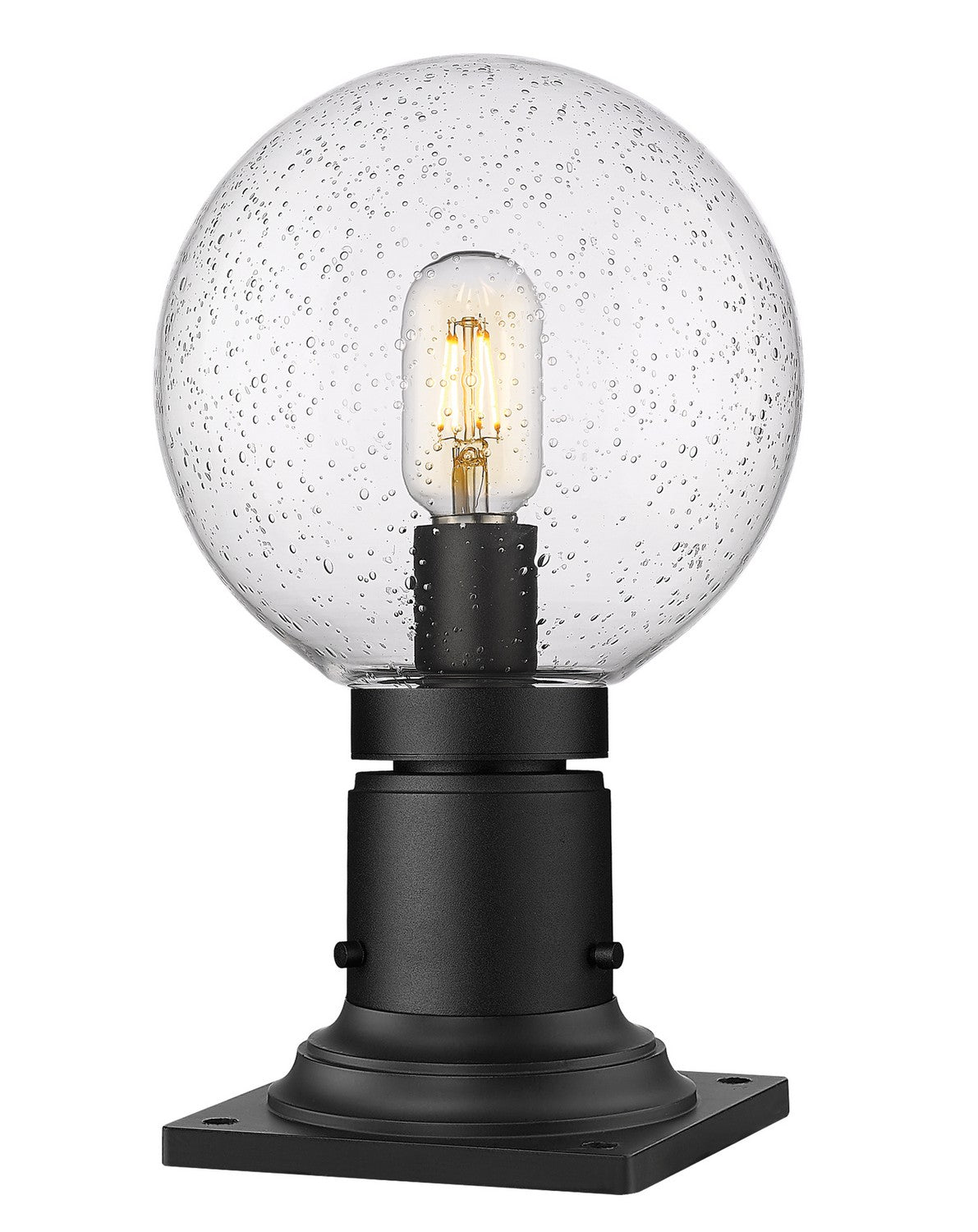 Z-Lite - 599PHM-533PM-BK - One Light Outdoor Pier Mounted Fixture - Laurent - Black