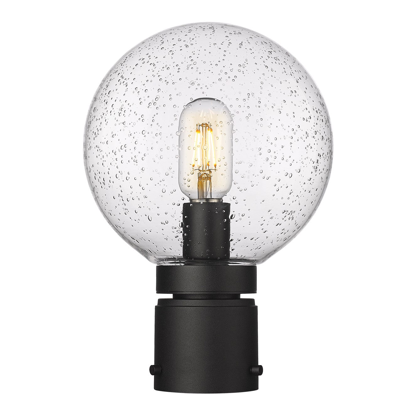 Z-Lite - 599PHM-BK - One Light Outdoor Post Mount Fixture - Laurent - Black