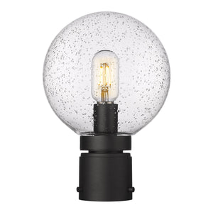 Z-Lite - 599PHM-BK - One Light Outdoor Post Mount Fixture - Laurent - Black