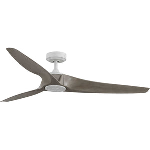 Progress Lighting - P250069-151 - 60"Ceiling Fan - Manvel - Cottage White