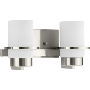 Progress Lighting - P300414-009 - Two Light Vanity - Reiss - Brushed Nickel