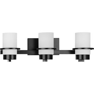 Progress Lighting - P300415-31M - Three Light Vanity - Reiss - Matte Black