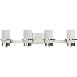 Progress Lighting - P300416-009 - Four Light Vanity - Reiss - Brushed Nickel