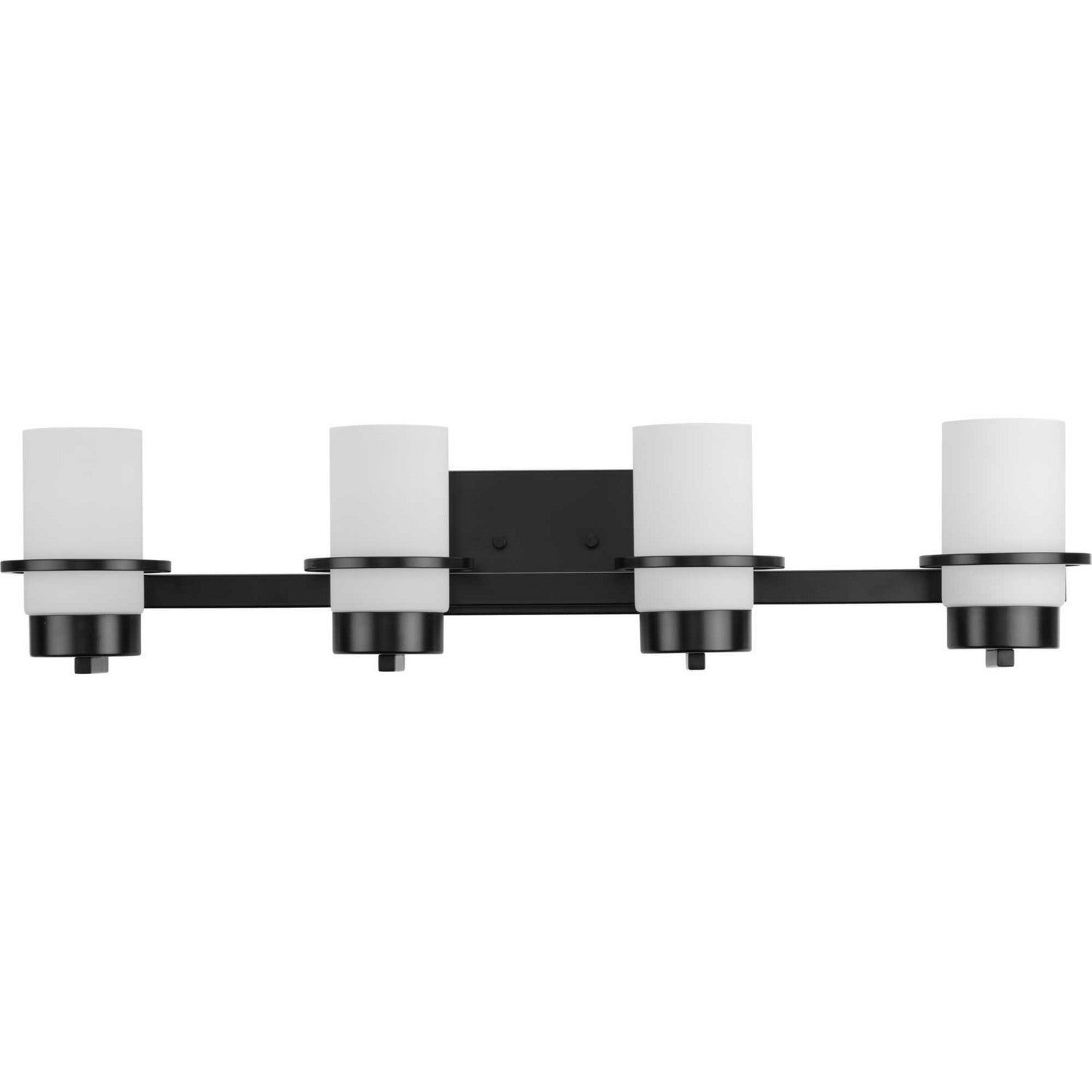 Progress Lighting - P300416-31M - Four Light Vanity - Reiss - Matte Black