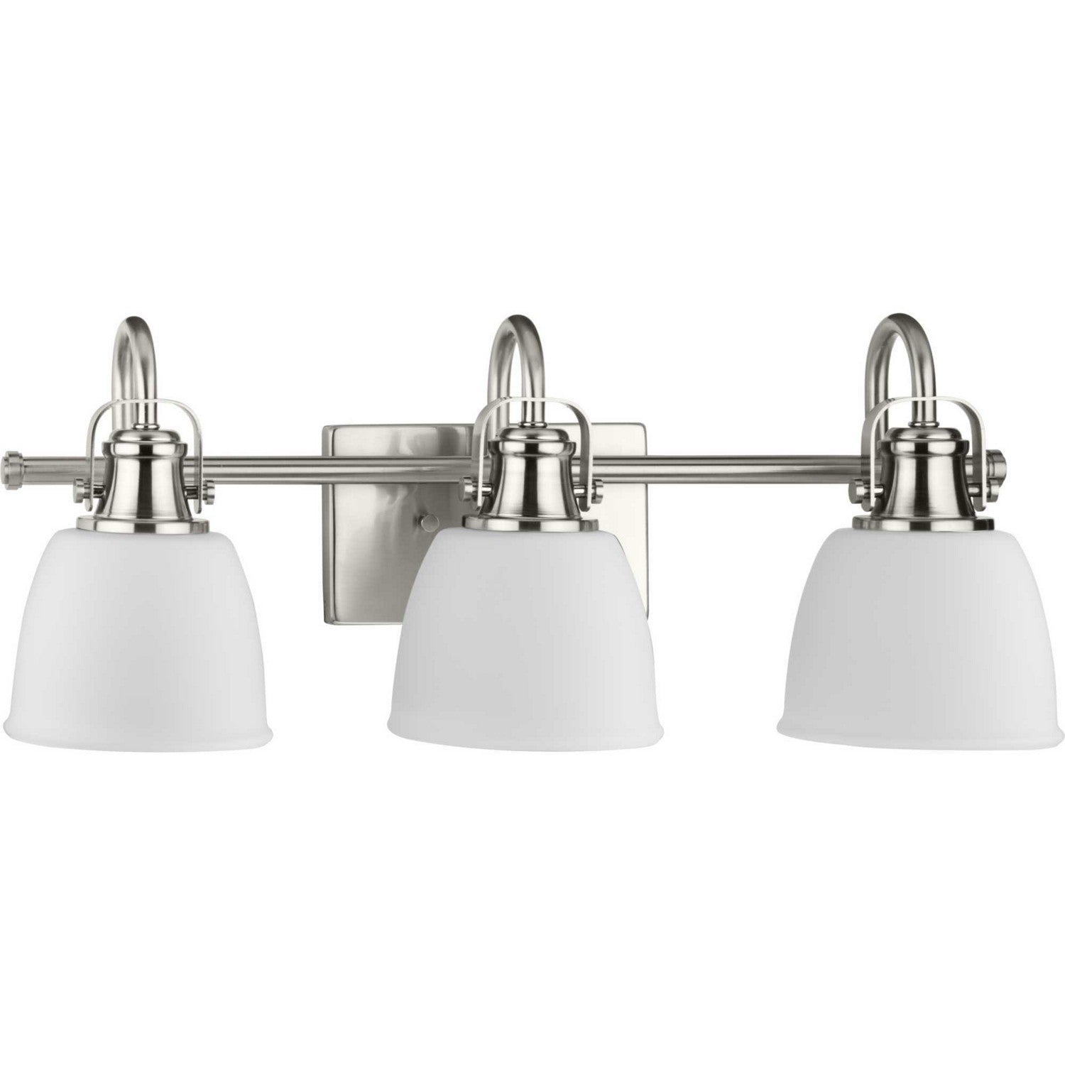 Progress Lighting - P300428-009 - Three Light Vanity - Preston - Brushed Nickel