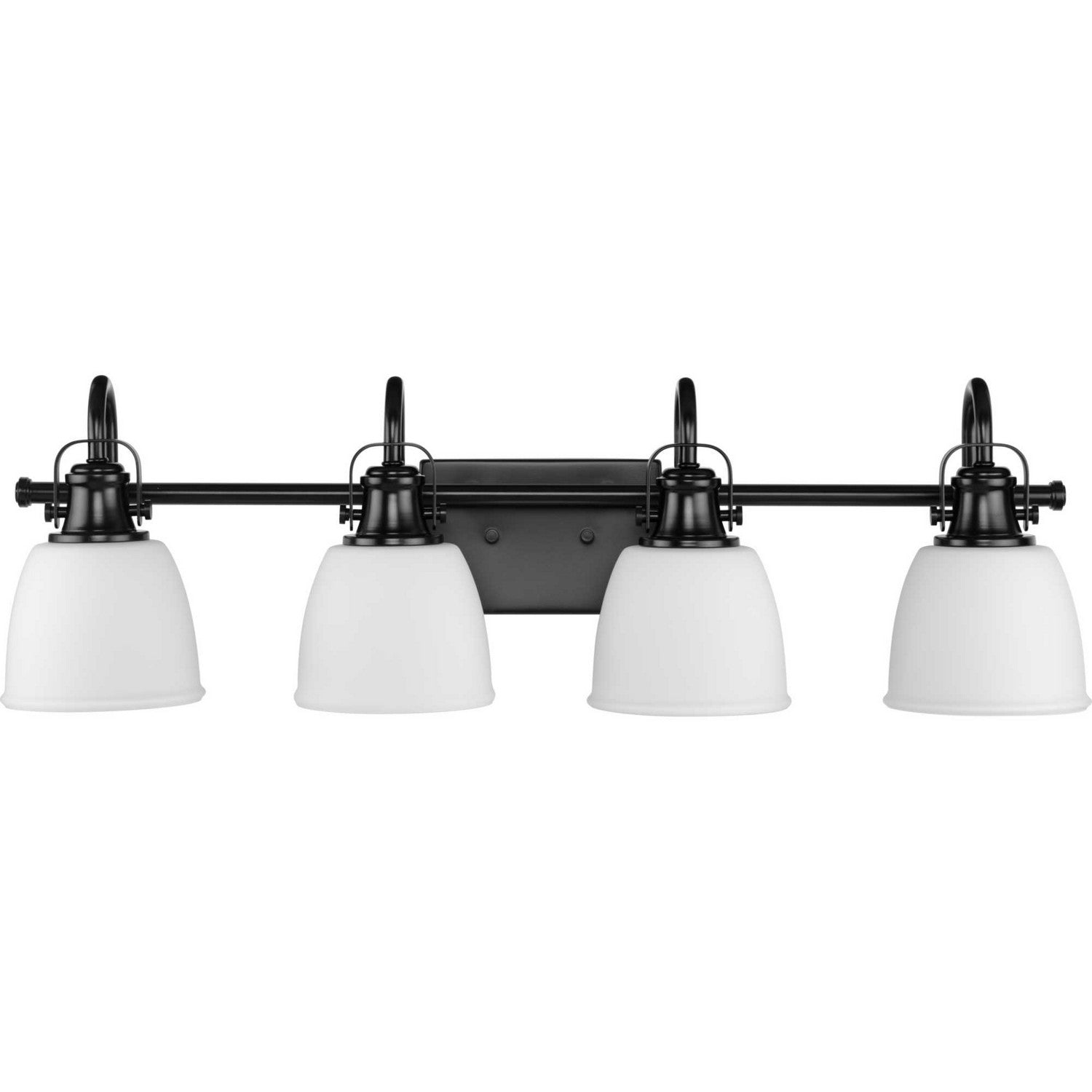 Progress Lighting - P300429-31M - Four Light Vanity - Preston - Matte Black