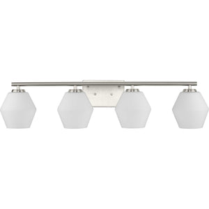 Progress Lighting - P300433-009 - Four Light Vanity - Copeland - Brushed Nickel