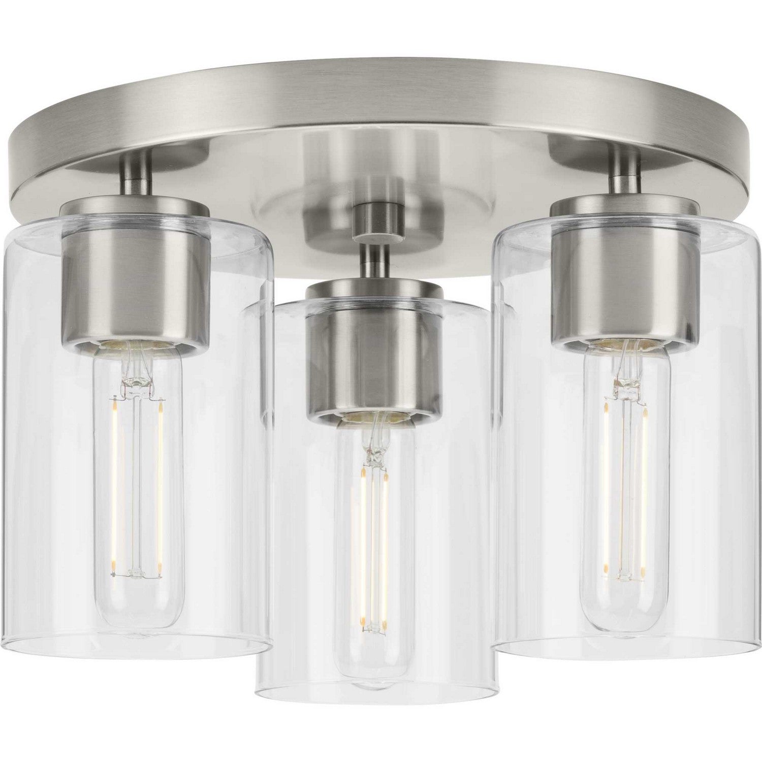 Progress Lighting - P350237-009 - Three Light Flush Mount - Cofield - Brushed Nickel