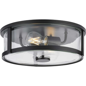 Progress Lighting - P350253-31M - Two Light Flush Mount - Gilliam - Matte Black