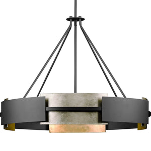 Progress Lighting - P500331-31M - Six Light Pendant - Lowery - Matte Black