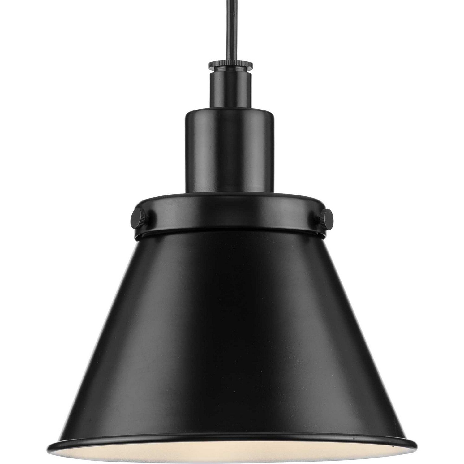 Progress Lighting - P500383-31M - One Light Pendant - Hinton - Matte Black