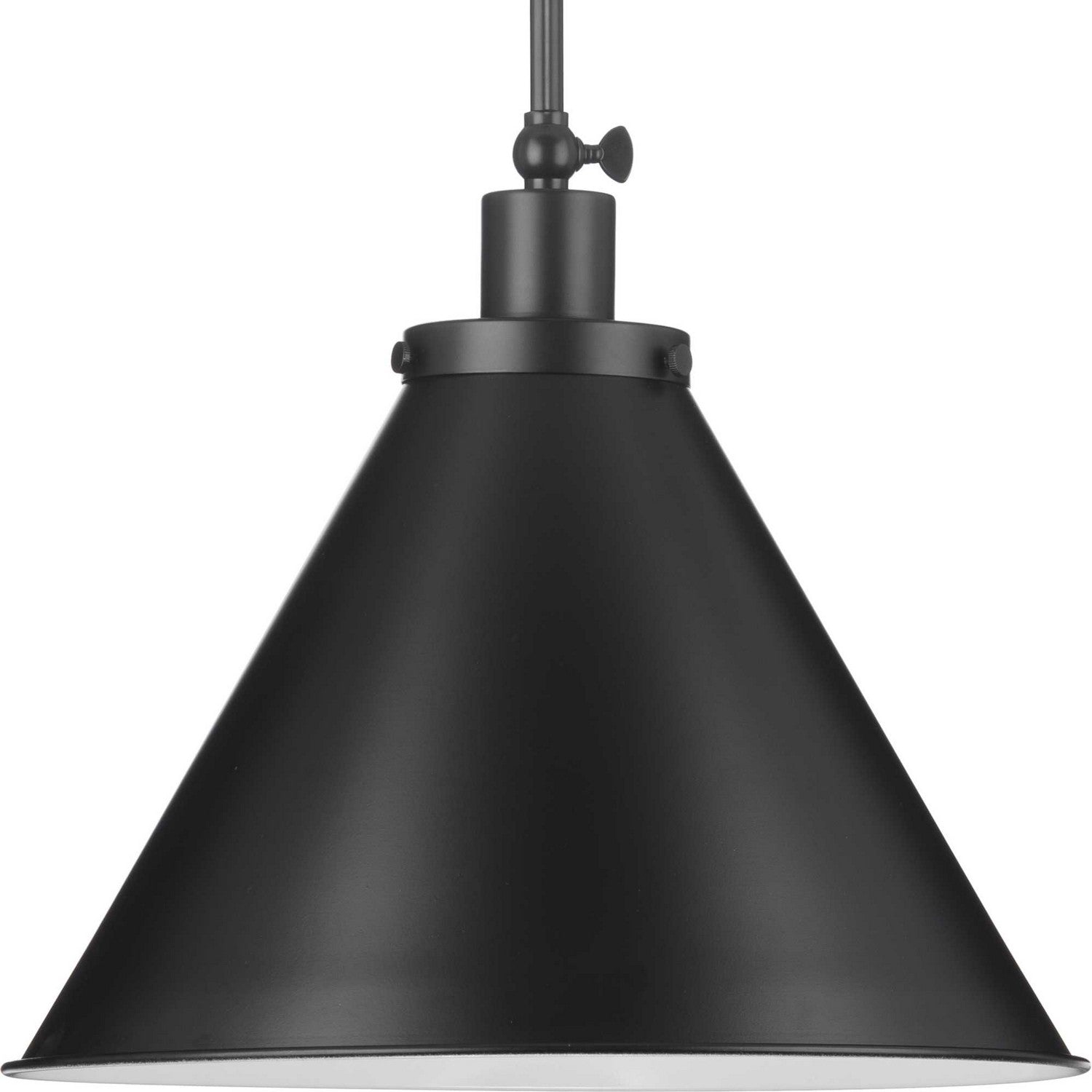 Progress Lighting - P500385-31M - One Light Pendant - Hinton - Matte Black