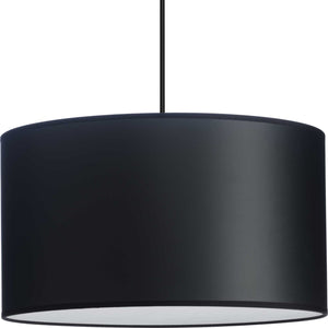 Progress Lighting - P500387-193 - Three Light Pendant - Markor - Black Parchment