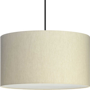 Progress Lighting - P500387-194 - Three Light Pendant - Markor - Ecru Linen