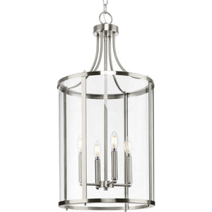 Progress Lighting - P500391-009 - Four Light Hall & Foyer Light - Gilliam - Brushed Nickel