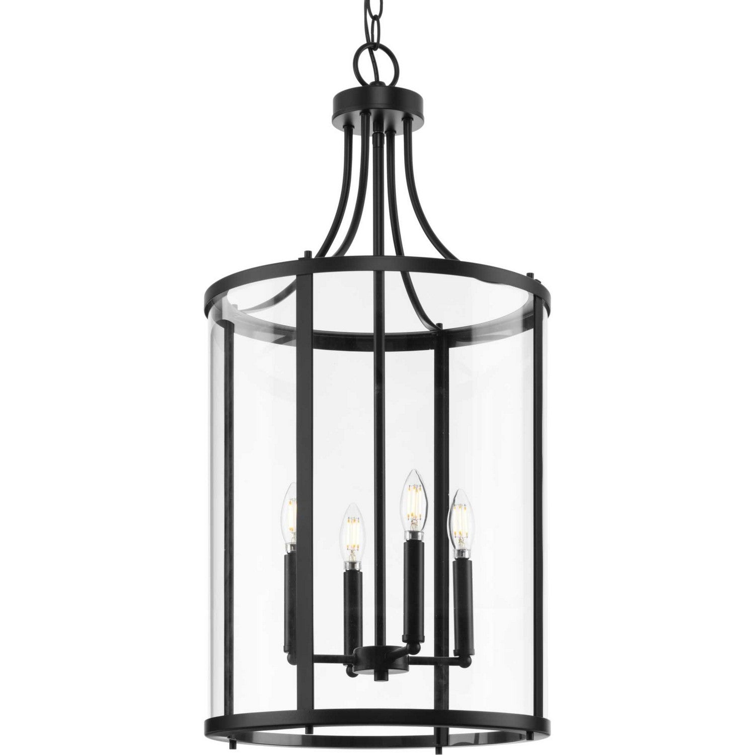 Progress Lighting - P500391-31M - Four Light Hall & Foyer Light - Gilliam - Matte Black