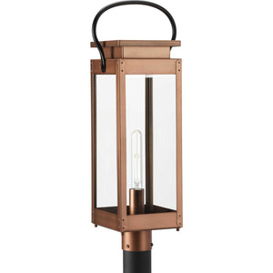 Progress Lighting - P540046-169 - One Light Outdoor Post Lantern - Union Square - Antique Copper (Painted)