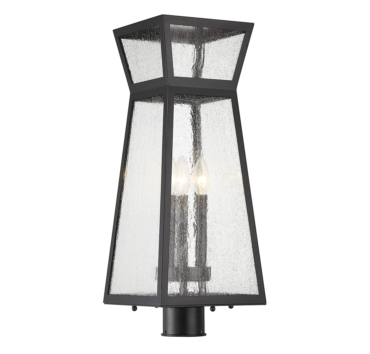 Savoy House - 5-633-BK - Three Light Outdoor Post Lantern - Millford - Matte Black