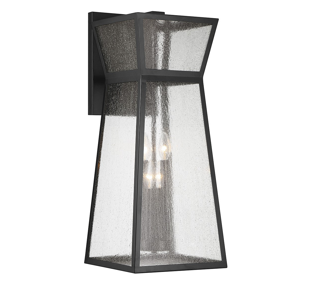 Savoy House - 5-637-BK - Four Light Outdoor Wall Lantern - Millford - Matte Black