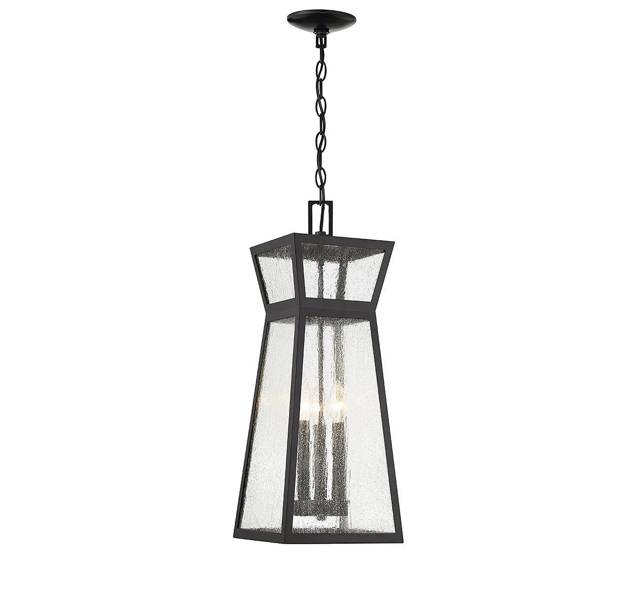 Savoy House - 5-638-BK - Three Light Outdoor Hanging Lantern - Millford - Matte Black