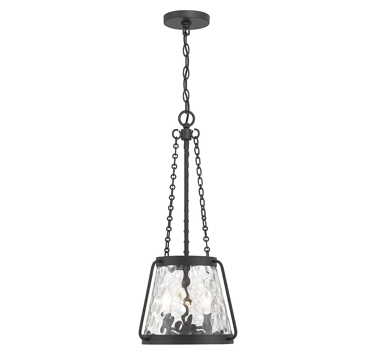 Savoy House - 7-1803-3-89 - Three Light Pendant - Crawford - Matte Black