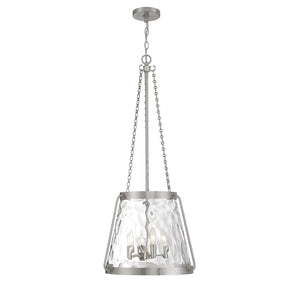 Savoy House - 7-1804-4-SN - Four Light Pendant - Crawford - Satin Nickel