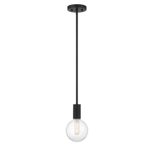 Savoy House - 7-3075-1-89 - One Light Mini Pendant - Wright - Matte Black