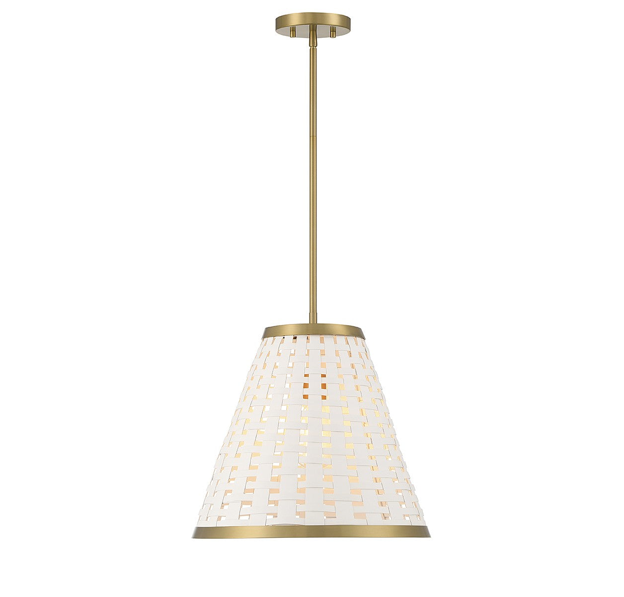 Savoy House - 7-3398-1-322 - One Light Pendant - Aster - Warm Brass