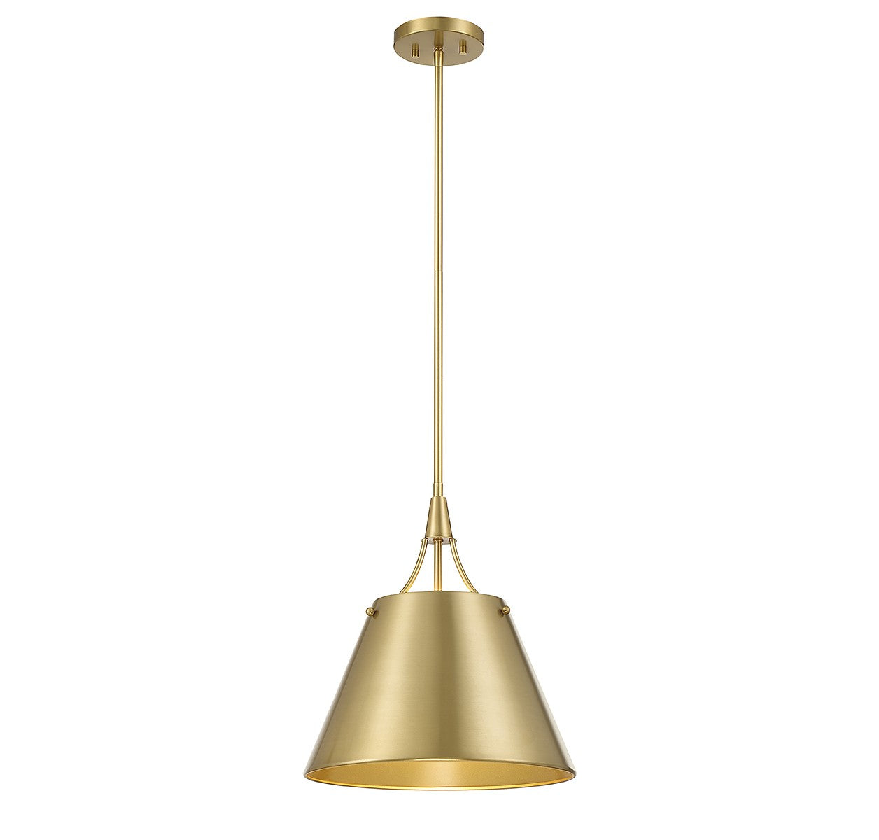 Savoy House - 7-4499-1-322 - One Light Pendant - Willis - Warm Brass